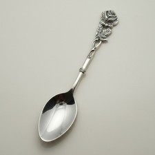 Genuine sterling silver baby spoon solid hallmarked 925 handmade nickel free picture
