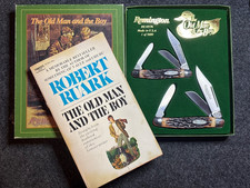 Vintage Robert Ruark’s “The Old Man and the Boy” USA Made Remington 2 knife Set picture