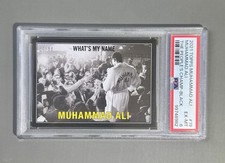 2021 Topps Muhammad Ali People's Champ #19 What's My Name - Black /56, PSA 6 picture