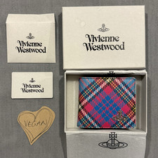 Vivienne Westwood MacAndy Tartan Bifold Wallet Vegan Printed - LA Store Purchase picture