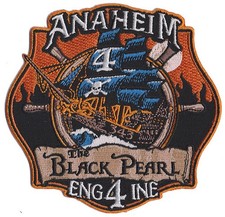 Anaheim, CA  Engine 4 The Black Pearl - Fire Patch NEW picture