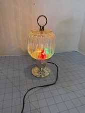 Vintage Timco Twinkle Sparkle Glass Dome Christmas Light Hanging Holiday Lamp 50 picture