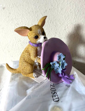 Hamilton Collection Chihuahua Figurine Compassion Is Comfort Pretty in Purple CO picture