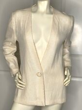 VINTAGE ST. JOHN BY MARIE GRAY KNIT SEQUIN EMBELLISHMENT JACKET SIZE: 10 picture