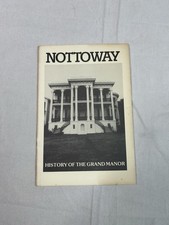 Nottoway Plantation White Castle History Of The Grand Manor Book Vintage picture