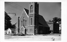 H93/ Petersburg Illinois RPPC Postcard c50s Central Presbyterian Church134 picture
