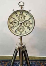 World time clock with tripod stand clock with stand standing big clock roman no. picture