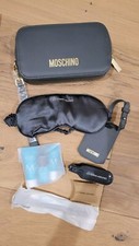 NEW China Airlines Business Class Moschino Deluxe Travel Amenity Kit Dark Gray picture