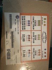 Pull Tickets - Jackpot Double action Tab Tickets  - Sealed Pack 3960 Count picture