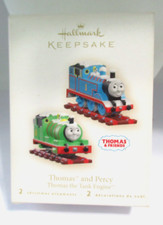 Hallmark Keepsake 2007 Thomas and Percy Two Ornaments picture