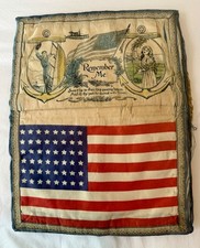 World War I WW1 WWI Flag Belonging To The Estate Of  Admiral Albert Gleaves picture
