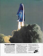 1981 Nike Columbia Space Shuttle Air-sole We Have Liftoff Photo Vintage Print Ad picture