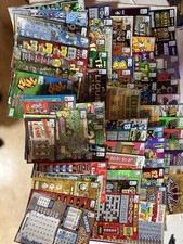 Lot of 80 Different Illinois Scratch Off Lottery Tickets  Scratched Off No Value picture