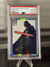 Topps 2023 Star Wars Galaxy Prism Dark Side #92 Darth Vader PSA 10 09/75 picture