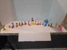Iots of Extremely Rare Disney Kokeshi Showa Retro Wooden Doll Hand Painted picture