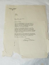 SIDNEY P. OSBORN Original Governor Re-nomination Letter with SIGNATURE picture