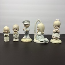 Vintage Precious Moments Enesco Figurines Lot of 6 Bridesmaid Police Wedding picture