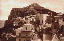 Capri Island Napoli Italy Trinks-Bildkarte Real Photo Postcard RPPC picture