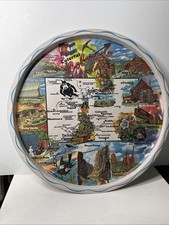 Vintage Colorful Colorado State Souvenir/Serving Tray picture