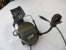 3M PELTOR ComTac III Single Comm Headset Olive Drab Green Part # 88080 *w/issues picture