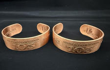 HARLEY DAVIDSON Willie G Signed Copper Cuff Bracelet 105th Anniversary Lot 2 picture