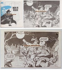 DAVE STEVENS 1973 NOVA 2 COMIC CON PROGRAM Portland +THE SPIRIT Print 2pc SHADOW picture