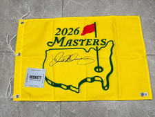 Rory McIlroy 2026 Masters Signed Flag with Beckett Authentication COA picture