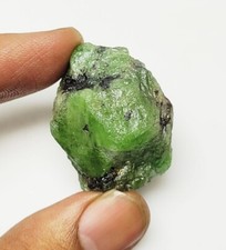 162 Ct BIG Natural Green Garnet Tsavorite Rough Specimen Crystal Garnet Rough picture