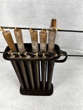 antique tin candle mold strung w/ candles 12 stems early primitive 19th c  picture
