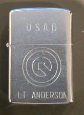 Vintage 1968 Zippo Lighter Vietnam War U.S. Army's 1st Logistical CommandUSAD picture