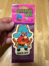 Vintage 1988 Yosemite Sam Back Off Air Freshener  picture