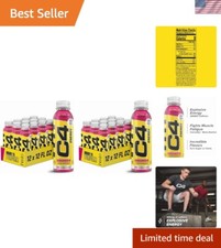 Refreshing C4 Watermelon Energy Drink - Non-Carbonated, Vegan, 24 Pack 12 Fl Oz picture