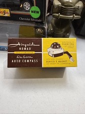 Vintage Airguide Nomad No 79 Deluxe Self Illuminated Auto Compass Original Box picture