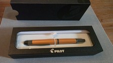 Pilot Vanishing Point Metallic Orange 18K Broad Nib Capless Fountain Pen w/ Box picture