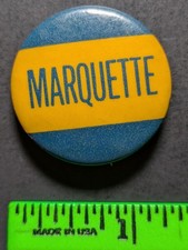Vintage Marquette College University Pinback Pin picture