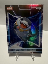 2026 Topps Marvel Neon Rivals Insert Variation Jeff the Land Shark #129 picture