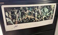 Alex Ross Avengers Upper Deck Giclee LIMITED Rare 2009 Stan Lee Signed Auto PSA picture