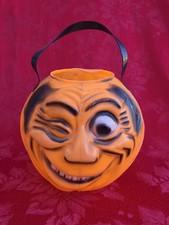 Vintage Topstone Halloween Winking Pumpkin Blow Mold picture