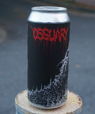 Adroit Theory Ossuary Beer Empty Can Black Death Metal Virginia Brewery 16 oz picture