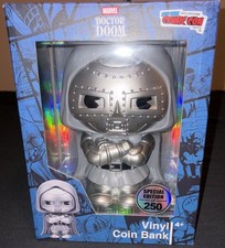 Comic Con Exclusive Monogram Marvel Doctor Doom Vinyl Coin Bank Limited to 250 picture