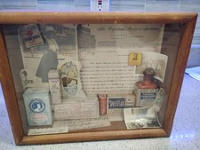 One Of A Kind Apothecary Drug Display Box Gonnorrheal Apron Panteric Tab Antique picture
