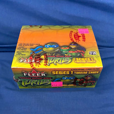 Fleer TMNT Teenage Mutant Ninja Turtles 2003 Series 1 Sealed Box 36 Packs Chase picture