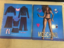 Moschino 2 page magazine advertisement ad Girl in Bikini Fashion Outfit no 11 picture