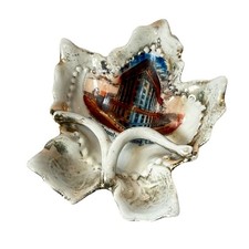 CHICAGO, ILLINOIS IL Antique COOK COUNTY BUILDING Souvenir China Dish Ashtray picture