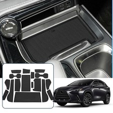 Door Slot Mats for 2022-2026 Lexus NX Accessories Non-Slip Rubber Mats Center... picture