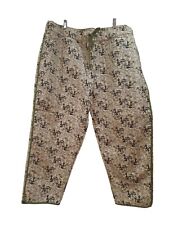 Disney Parks BAMBI Cotton Quilted Drawstring Pants Women’s Size 1X NEW picture
