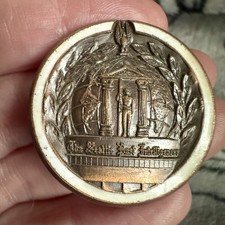 Vintage Antique Seattle Post Intelligencer Newspaper Employee Badge Pin Brooch picture