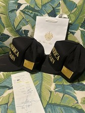 Rare signed “Make America Great Again” Black w receipt “Never Surrender version” picture