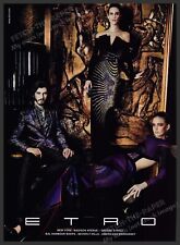 Etro Clothing 2000s Print Advertisement Ad 2013 Colorful Wild Fashion Models picture