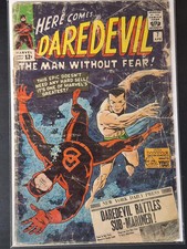 Daredevil 7 Marvel 1965 1st App of Daredevil's Red Suit picture